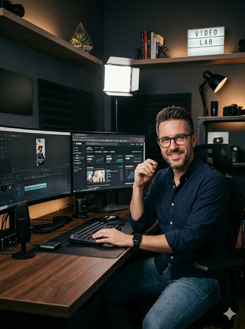 Rubén, editor de vídeo vertical